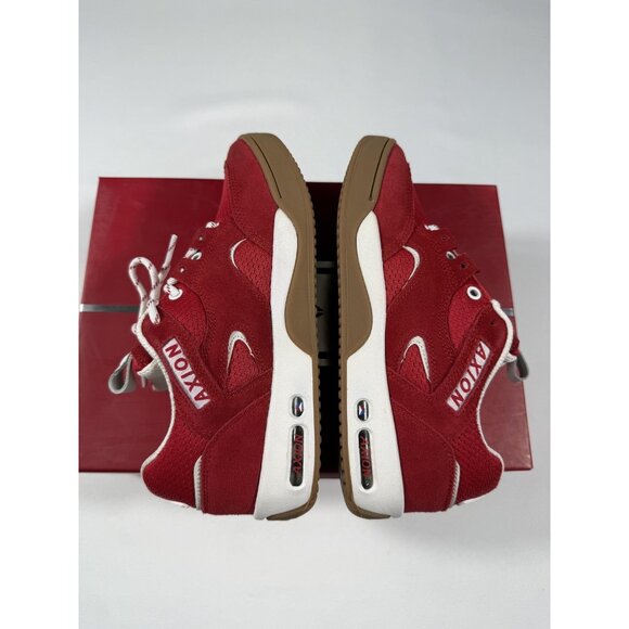 Axion Genesis Shoes Mens Size 6 Red Gum Suede Low Top Skate Sneakers Athletic main image 11
